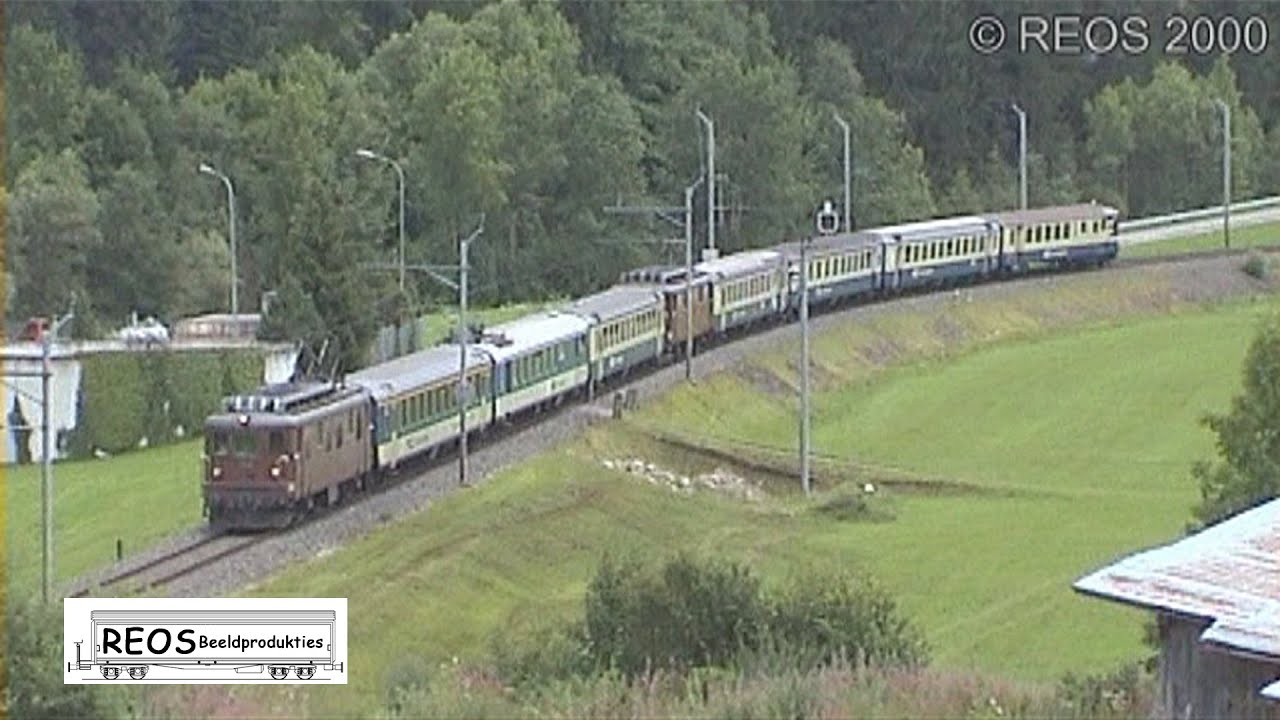 2000-07 [SDw] BLS Ae 4/4 in the summer of 2000 - Super sound & close up in Spiez & Zweisimmen