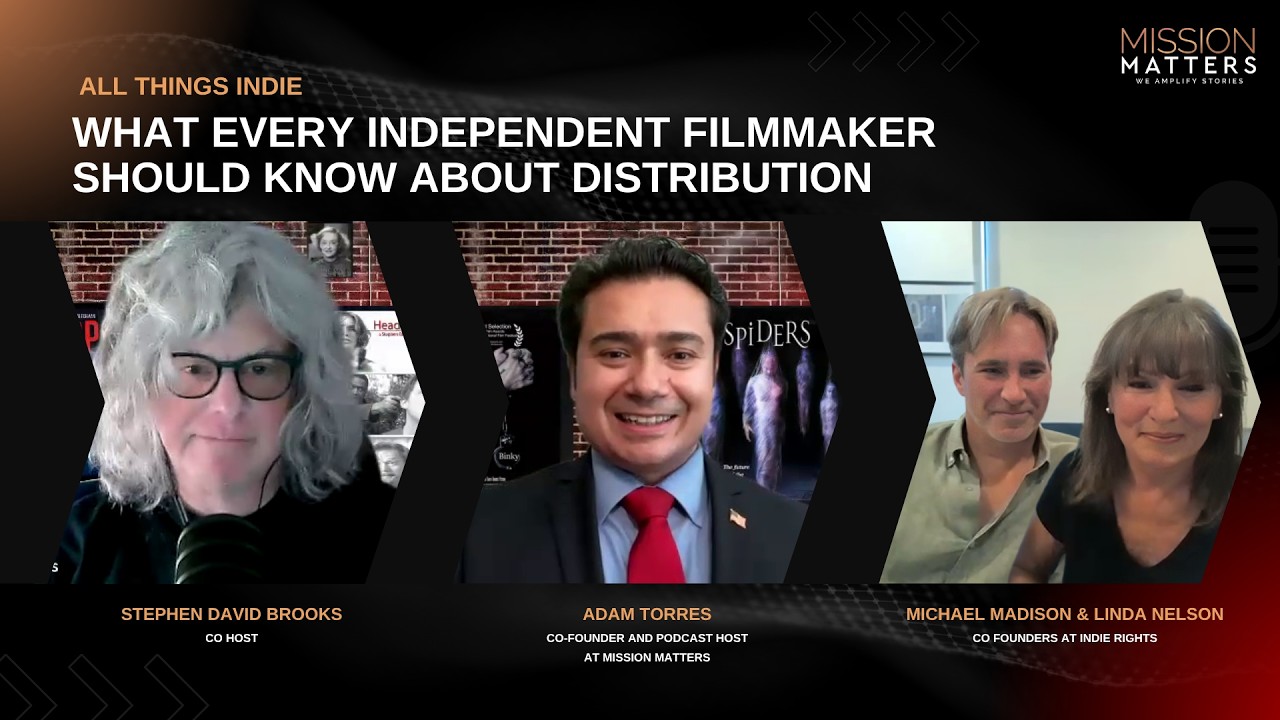 Michael Madison & Linda Nelson interview with Stephen David Brooks & Adam Torres from Mission Matters.