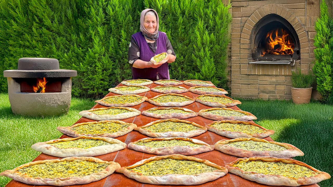Как Бабушка Испекла Столько Картофельных Пиде, Используя Свой Метод Приготовления В Духовке?