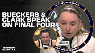 Caitlin Clark & Paige Bueckers react to Iowa vs. UConn in the Final Four | SC with SVP