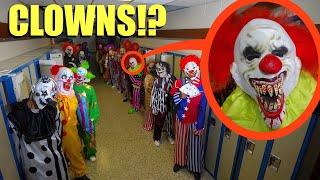 If you ever see these clowns in school, RUN away FAST!! (They are BAD!!)