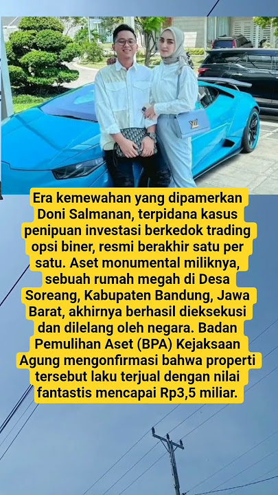 Istana Megah 'Crazy Rich' Doni Salmanan di Soreang Laku Dilelang Rp 3,5 Miliar #shorts #shortsviral