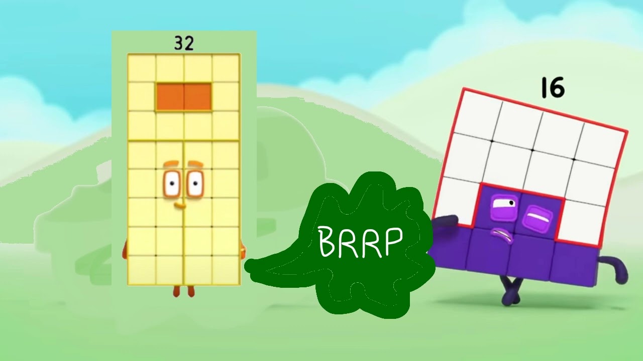 Numberblock 32 Farts Youtube