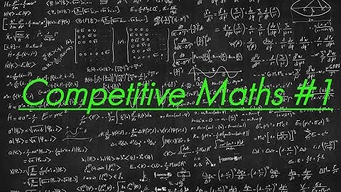 Competitive Maths 1