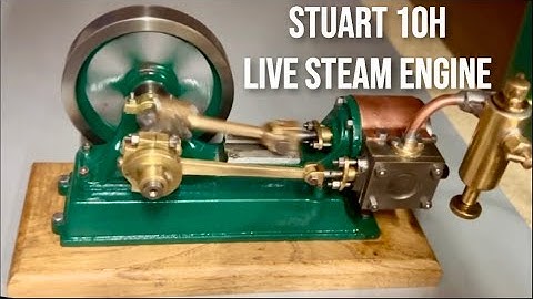 Stuart 10H Live Steam Engine Small Compressor Model Motor Demo Action Non- Petrol Diesel Hot Air Toy