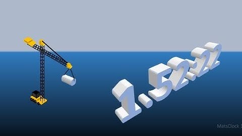 MatsClock 240066 - Free Digital Clock for PowerPoint Presentation Slides