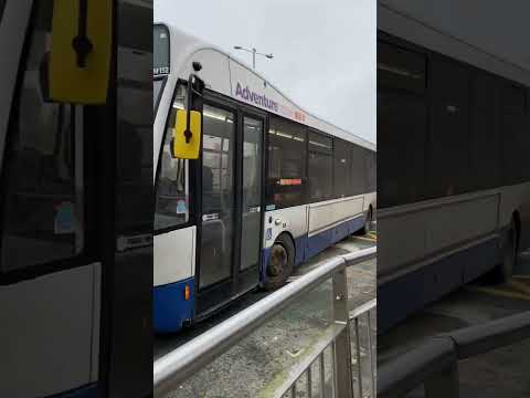 Optare Versa Adventure Travel YJ15 AON Entering Bridgend On The 303 #uk #transport #bus #wales