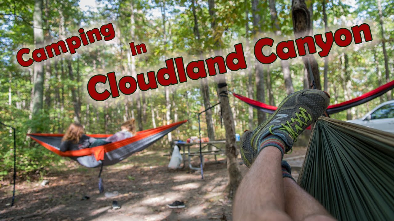 Camping in Cloudland Canyon