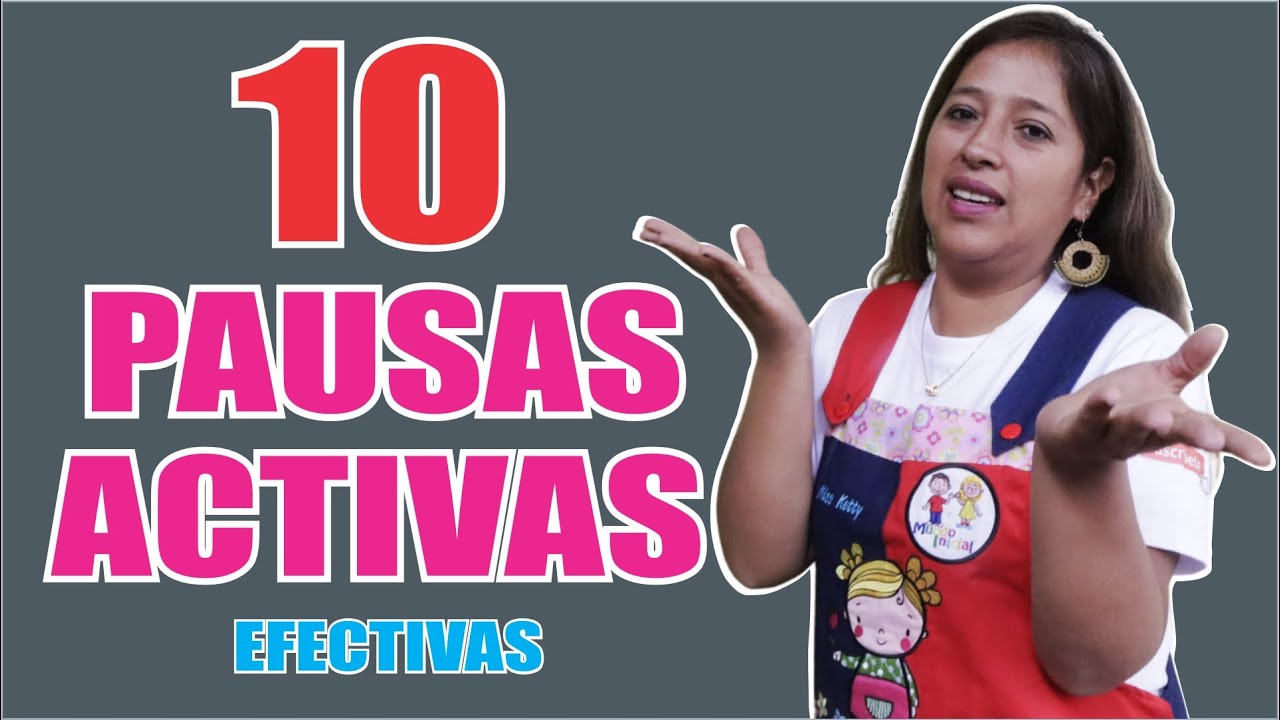 PAUSAS ACTIVAS para NIÑOS de educación INICIAL