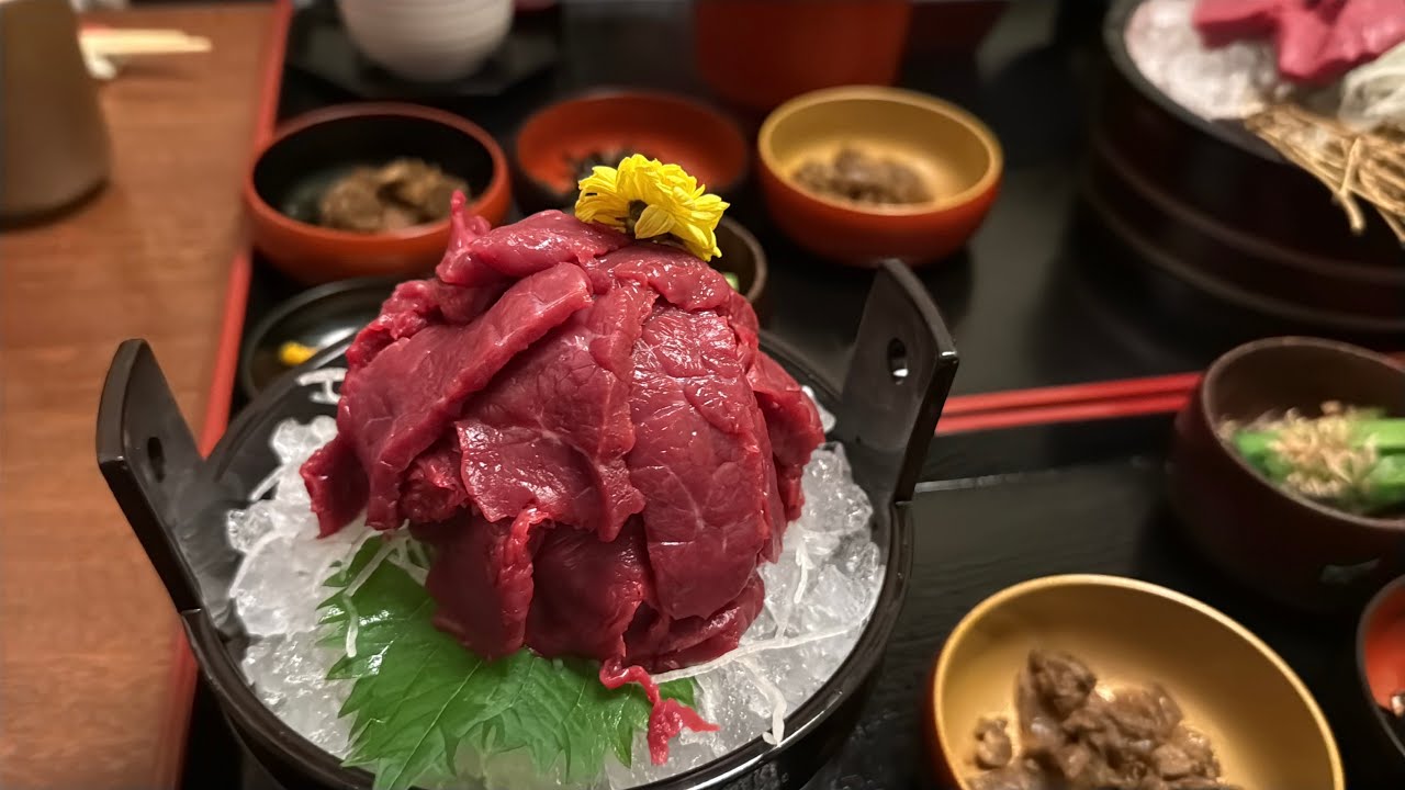 会津若松馬肉の旅　馬刺し！焼肉！ステーキ！