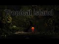 12 hours of night tropical island sounds - sounds of the sea and exotic birds for relax and  sleep
