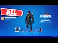 I Unlocked All Foundation Cosmetics In Fortnite Chapter 3