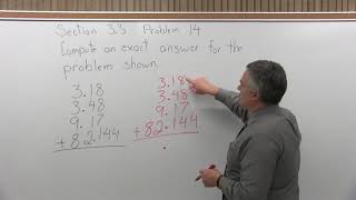 MTH 011: Section 3.3 Problem 14 - Mathematics with Dan Avedikian