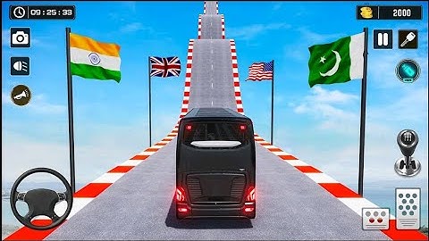 Impossible Bus Stunt : GT Mega Ramp Android Gameplay