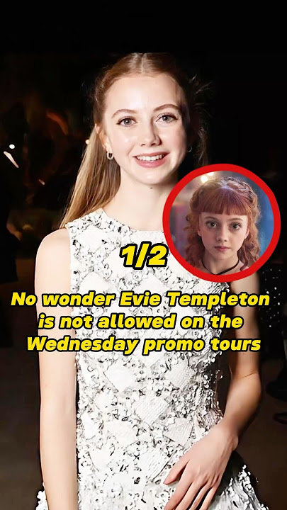 She didn’t allowed to attend Wednesday promo tours #evietempleton #agnes #wednesday #usa #news #fyp