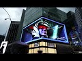 Naked eye 3d led display for one plus dooh advertising billboard 2023 anamorphic screen