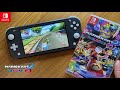 Mario kart 8 deluxe nintendo switch lite gameplay