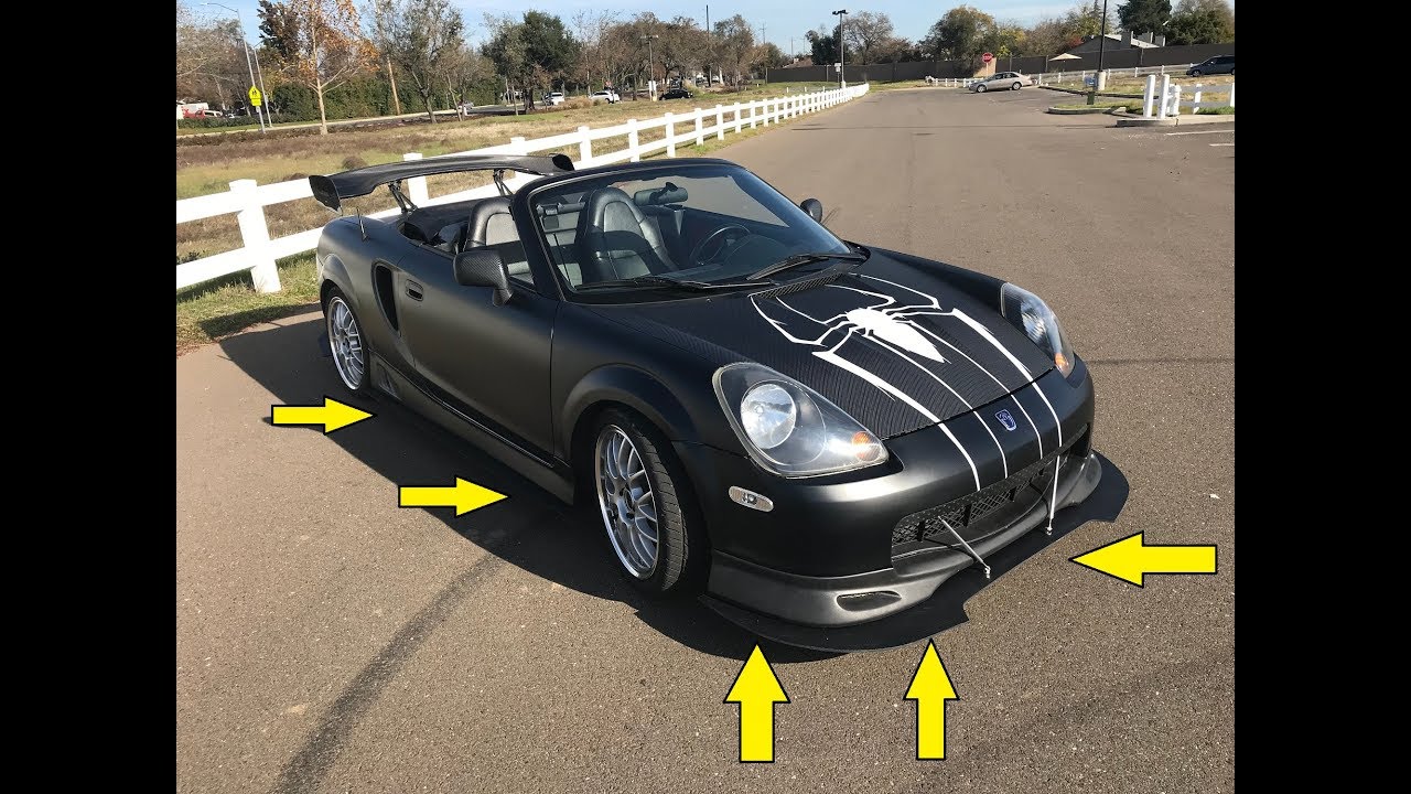 how to make a 150 custom splitter for any car mr2 spyder part1 youtube how to make a 150 custom splitter for any car mr2 spyder part1