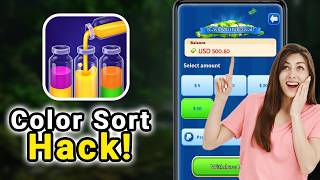 Color Sort HACK/MOD | How to get USD500 For Free in Color Sort 2026 screenshot 2