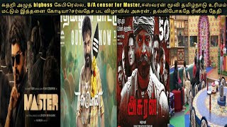 U/A censor for Master,சிம்புவின் ஈஸ்வரன் தமிழ்நாடு ரைட்ஸ் மட்டும் இதனை கோடியா,Thalli pogathey update