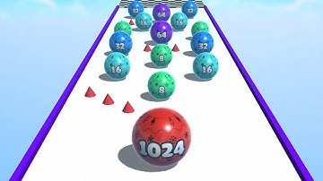 Ball Merge 2048 - All Levels Ball Gameplay Android, iOS(Level 65-68)