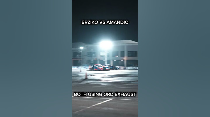 BRZIKO garasi drift vs Amandio. Both Using ORD exhaust