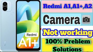 Redmi A1, A1+, A2 Camera Not Working Fix it in 2 Minutes! (No Replacement)