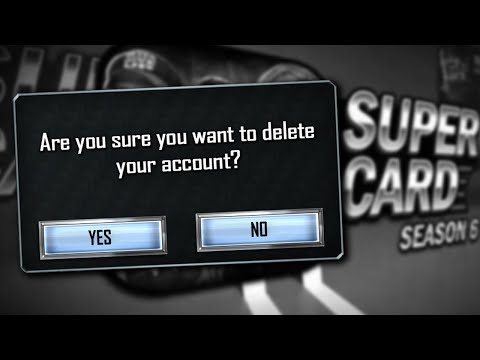 Deleting my WWE SuperCard account.