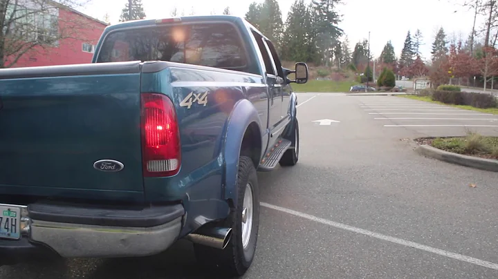 7.3 POWERSTROKE | STRAIGHT PIPE VS STOCK EXHAUST