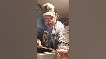 How to Gut a Trout in 30 seconds.