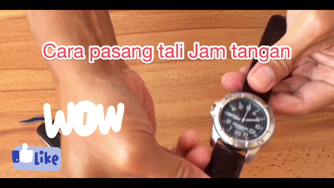 #Cara pasang tali jam tangan 