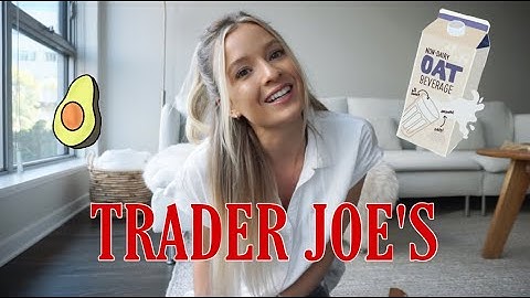 TRADER JOES HAUL! dairy-free edition