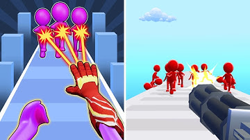 Bionic Arms 👽🔫💥 All Levels Gameplay iOS