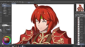 Commission Log: Minerva in Fates Style (Part 7)