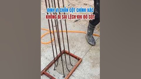 Định Vị Chân Cột Chính Xác Khi Đổ Cột #xaydung #construction #thoxay #kientruc #shorts