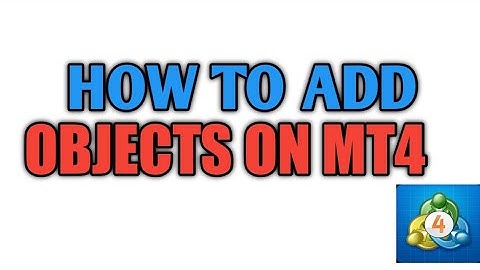 How to add and remove objects on MT4 || horizontal, vertical lines, Trendlines