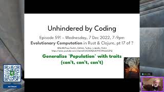 More generalization using traits in our Rust GA system! Episode 59 of Unhindered by Coding