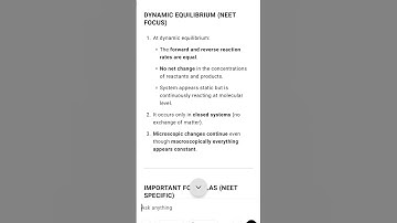 Equilibrium: Meaning of equilibrium, the concept of dynamic equilibrium.