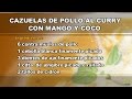 Cazuelas de Pollo al Curry con Mango y Coco - Lucero Vílchez  | La Sartén por el Mango