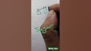 #sagar #shorts #signature