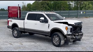 Rebuilding A Wrecked F350 King Ranch Part 1