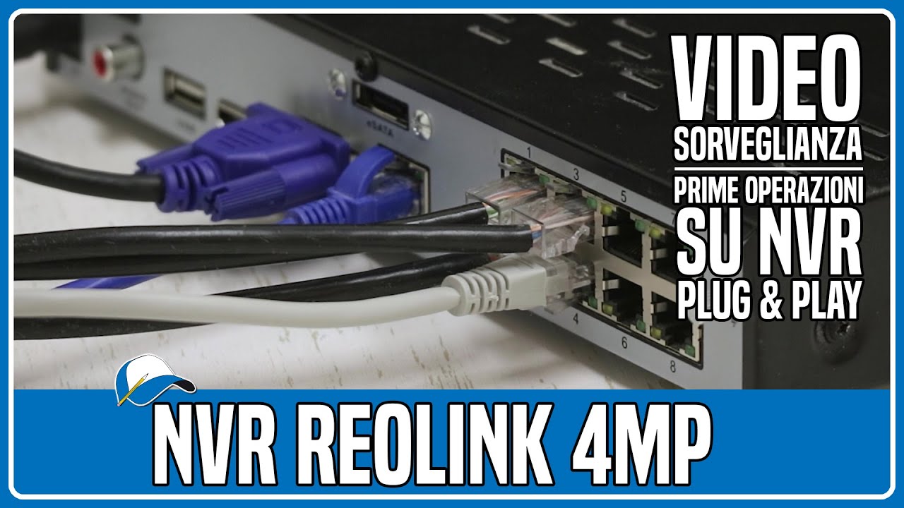 Reolink RLK8 kit telecamere: collegamenti e accensione