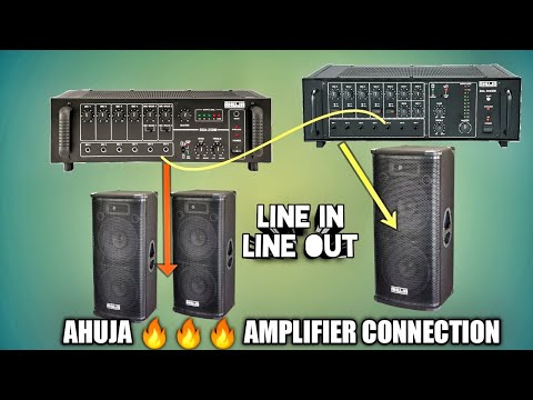 ahuja amplifier connection