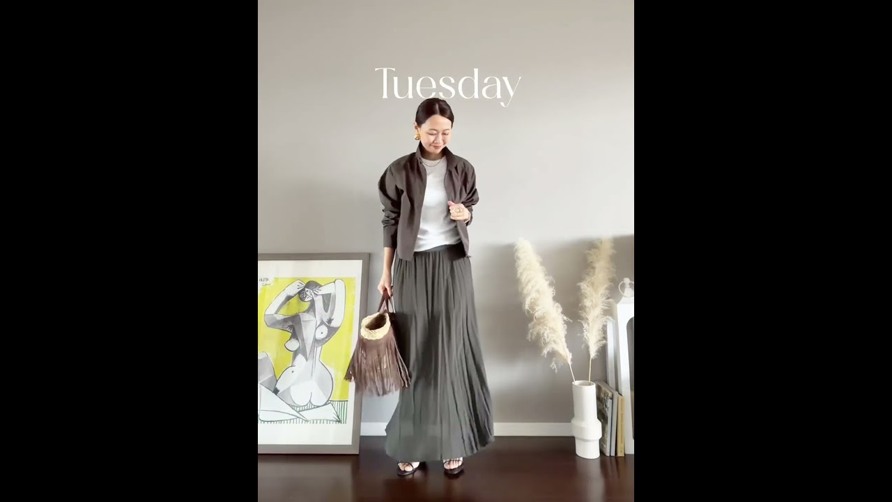 ユニクロブルゾン1週間コーデ #50代ファッション #高身長コーデ #40代ファッション #プチプラ