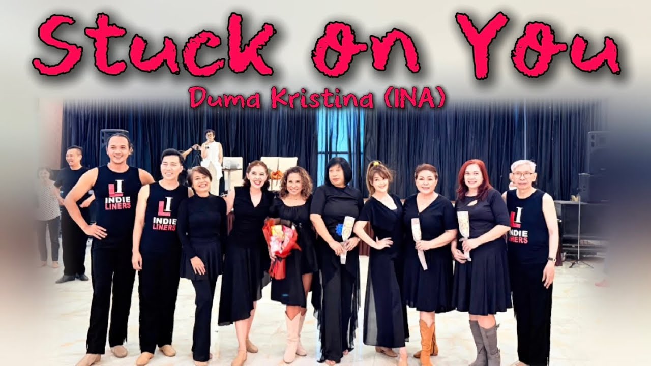 STUCK ON YOU - Line Dance (Duma Kristina, INA)