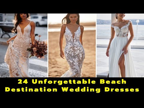 beach bridal dress