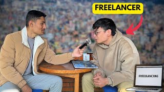 Asking Youths How They Make Money Online in Nepal