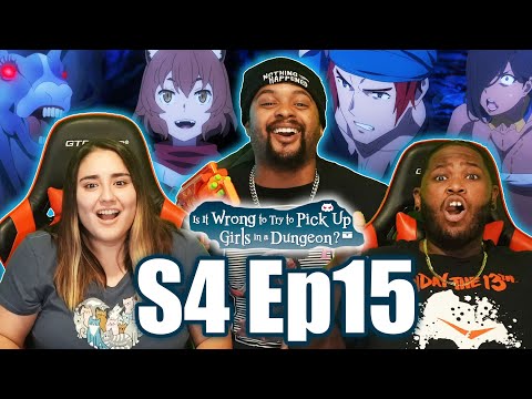Is it wrong to pick up girls in the dungeon? DanMachi Reaction!! Season 4 Episode 15