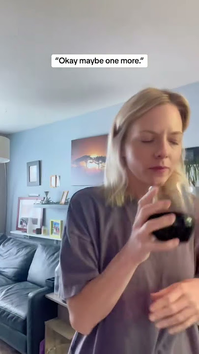 Drinking a bottle of wine every night...can you relate? 🍷