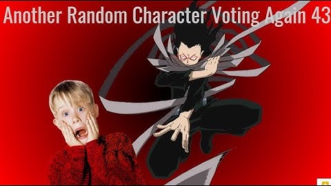 Another Random Character Voting Again 43